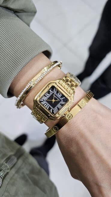 cartier браслет qiymeti: Новый, Наручные часы, Cartier, цвет - Золотой — 2