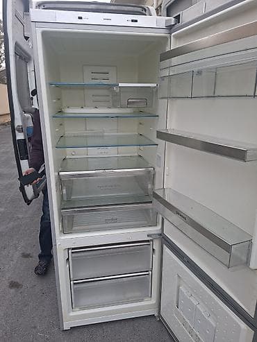 Б/у 2 двери Siemens Холодильник Продажа, цвет - Черный — 2