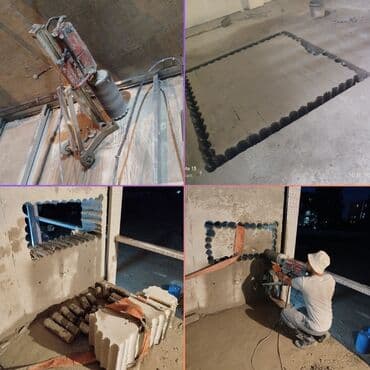 seyf qapi: #Betonkesme #betondeşmə Beton kubik kərpic - dən kəsim deşim — 23
