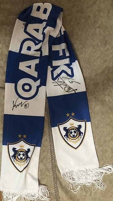 продать ковер времен ссср: Məhsul: Qarabağ FK azarkeş şərfi – imzalı kolleksiya nümunəsi — 1