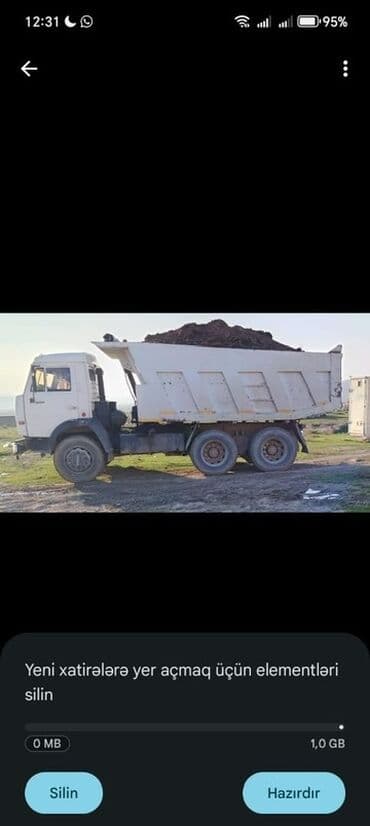 taksi ucun maşınlar: Kamaz 55115, 1988 il, motor 10 l, Samosval, İşlənmiş — 2