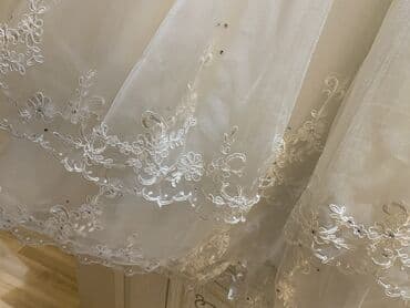 ağ don: Gelinlik (texmini 9-11yas)(yenidir demek olarfata hediyye) — 4