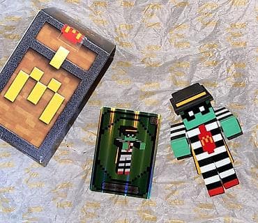 Minecraft x McDonald’s kolleksiya fiquru seti - Mövzu: Minecraft