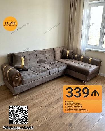 Künc divan, Açılan, Bazalı, Parça, Şəhərdaxili pulsuz çatdırılma