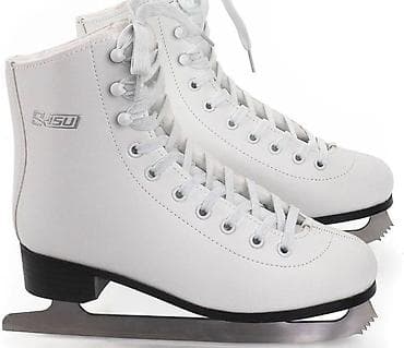 vita start: Ağ rəngli fiqurlu konkisürmə ayaqqabıları - Klassik yüksək boğaz — 2