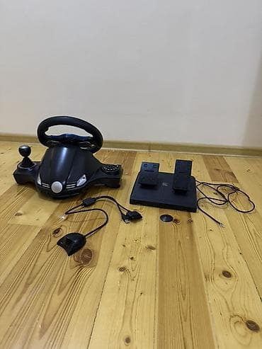 playstatio: ICORE iC-RWP3000 Racing Wheel – 3‑in‑1 sükan seti (PS2/PS3/PC) — 4