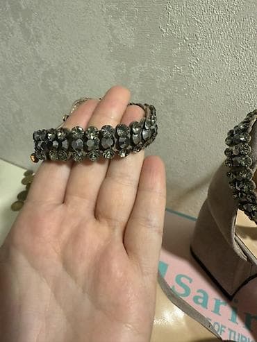 Ölçü: 36, rəng - Boz, İşlənmiş — 2