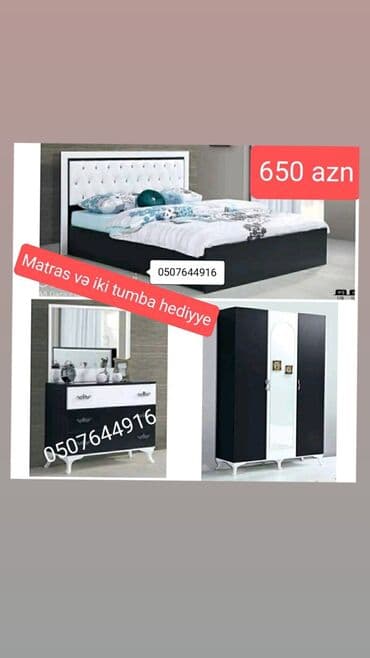 spa natural: İkinəfərlik çarpayı, Dolab, Termo, 2 tumba, Azərbaycan, Yeni — 3