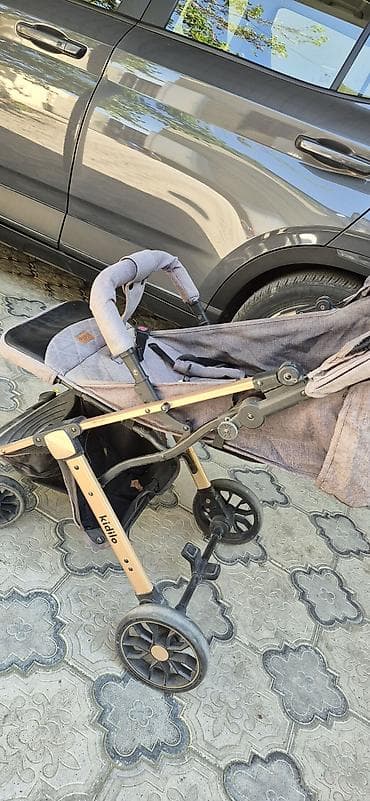 Коляски: Классическая прогулочная коляска, Kidilo, Б/у — 4