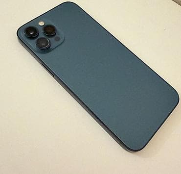 iphone 14 pro islenmis: IPhone 12 Pro Max, 256 GB, Sierra Blue, Barmaq izi, Face ID — 3