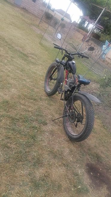 Motorlu fatbike velosiped - Çərçivə: FUNGI yazılı dağ/fatbike — 3