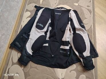 Motosiklet gödəkçəsi – SYKO - Rəng: qara/boz - Korpus: möhkəm tekstil lalafo.az -da Motosiklet gödəkçəsi – SYKO - Rəng: qara/boz - Korpus: möhkəm tekstil