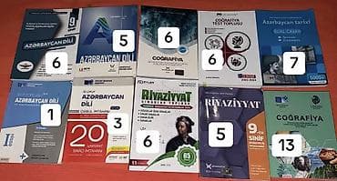 Ustlerinde yazılan tek-tek qiymetleridir,hamsı birge alsanız 58 azn — 1
