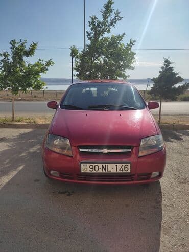 kompressor teh: Chevrolet Aveo hatchback - Kuzov: 5 qapılı hatchback, qırmızı rəng - — 5