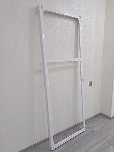 qapi setkasi: Məhsul: Ağıllı açılıb-bağlanan ağ rəngli metal çərçivə (qapı üçün — 3