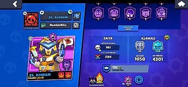 resident evil 4 disk: Brawl Stars hesabı - Kupa: 28,490 - Liga nişanı: III - Döyüşçülər — 2
