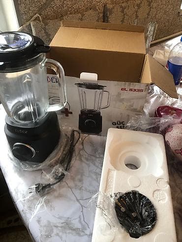blender: ELOEK stolüstü blender seti Xüsusiyyətlər: - Şüşə qab: qalın, ölçü — 5
