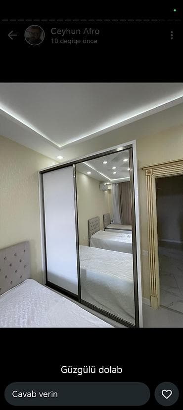 koridorda dolap: Güzgülü dolab - Növ: Yataq otağı üçün iri həcimli qarderob - Dizayn — 2