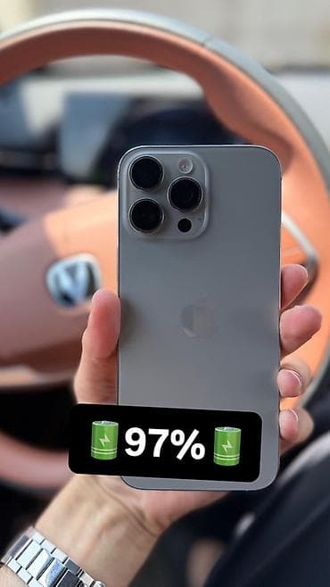 2.el macbook: IPhone 16 Pro Max, 256 GB, Natural Titanium, Simsiz şarj, Face ID, Sənədlərlə — 1