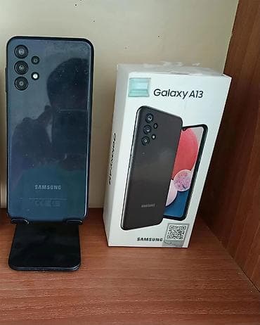 apple magic keyboard: Samsung Galaxy A13, 128 GB, rəng - Boz, Barmaq izi — 1