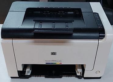 Skanerlər: HP printer color CP1025nw Rengli Printer Usb wifi Katricler doludur — 1