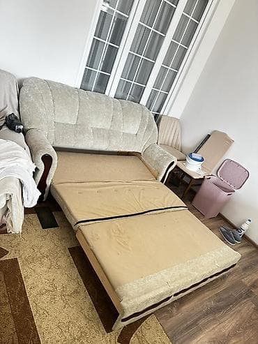 yataq kreslo: İşlənmiş, Klassik divan, Divan, Bazasız, Açılmayan — 5