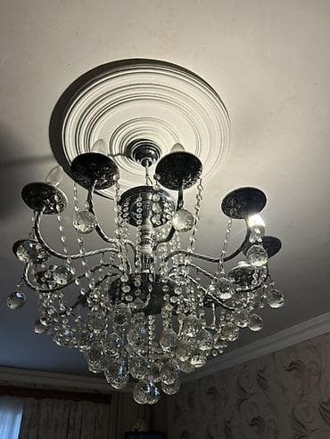 lampalar: Çılçıraq, 8 lampa, Metal — 1