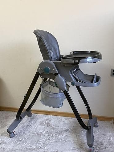 uşaq xalca: Uşaq yemək stulu – çoxfunksiyalı, tünd boz rəng Az istifadə olunub — 2