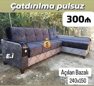 divan taxt: Künc divan, Yeni, Açılan, Bazalı, Parça, Pulsuz çatdırılma — 1