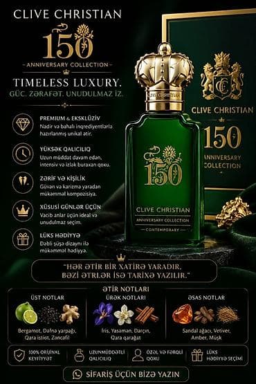 ultra 8: Clive Christian 150th Anniversary Collection – Contemporary Çox yaxşı — 1