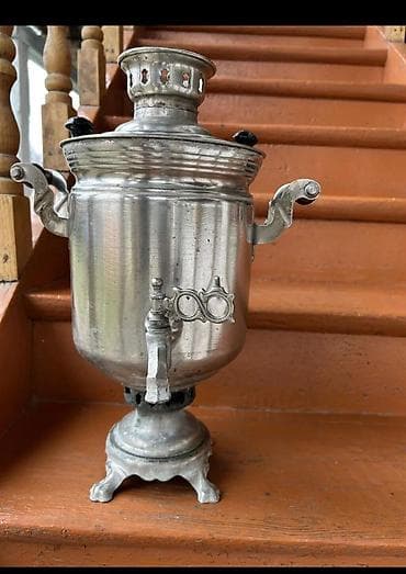 İşlənmiş Od Samovar, 5 l, Ünvandan götürmə