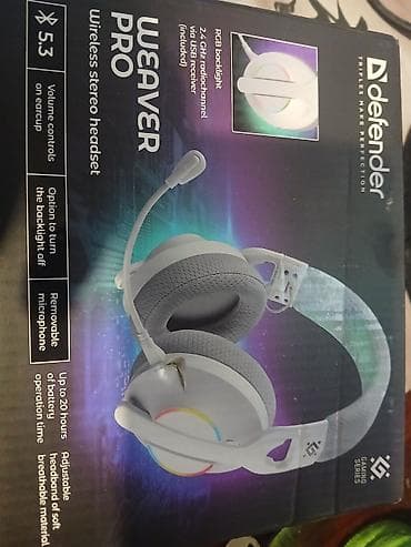 hyperx cloud alpha s: Oyun Qulaqliği (Игровые наушники) Defender Weaver pro — 3