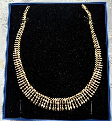 Zərgərlik əşyaları: Boyunbağı, Sarı qızıl, 585 Əyar, 40 g, Ünvandan götürmə — 1