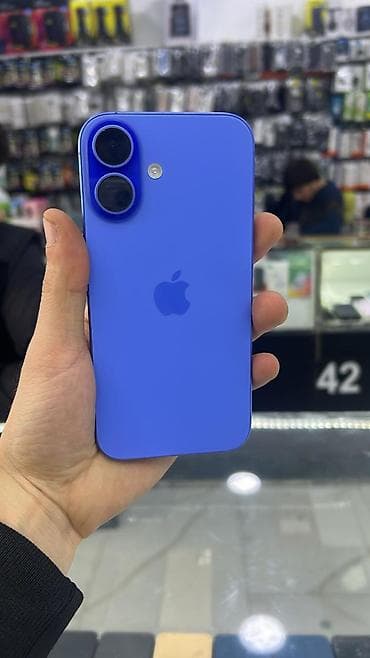 IPhone 16, 128 GB, Mavi, Face ID