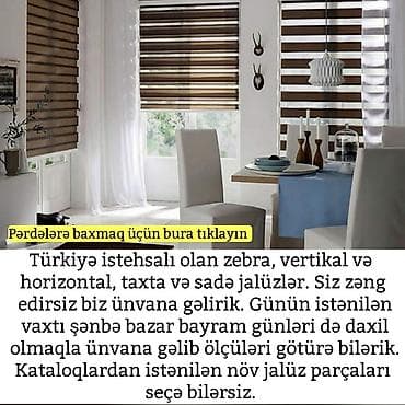 Jaluz perde sifarisi