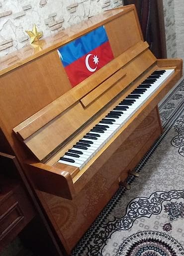 Kitablar və jurnallar: Akkustik vertikal piano - Korpus: açıq qəhvəyi laklanmış ağac — 2