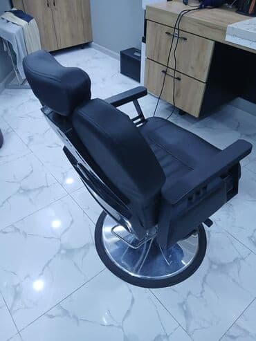 унитаз для инвалидов: Peşəkar bərbər kreslosu - Material: qalın, yumşaq süni dəridən — 4