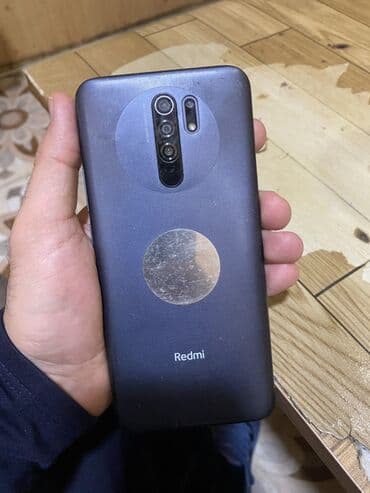 купить редми 9т бу: Redmi 9, 64 GB, rəng - Boz, Barmaq izi — 2