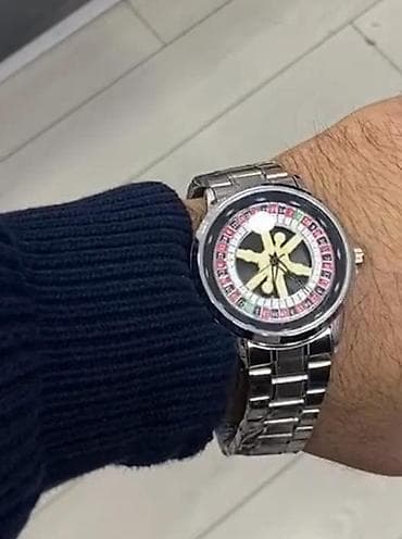 smart ady az: Kişi qol saatı – ruletka temalı dizayn - Korpus: metal, dairəvi - — 1