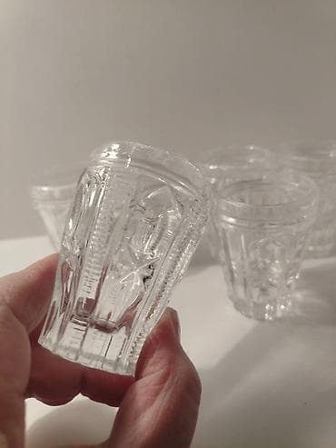 Süfrə qab-qacaqı: Rümkalar, Şüşə, 6 ədədli dəst — 1