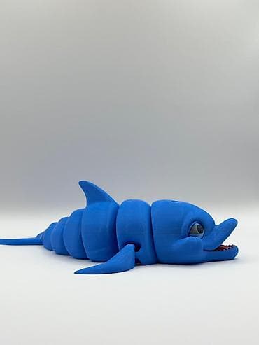 minecraft oyuncaq: Məhsul: 3D çap elastik delfin fiquru - Material: PLA plastik (3D çap) — 2