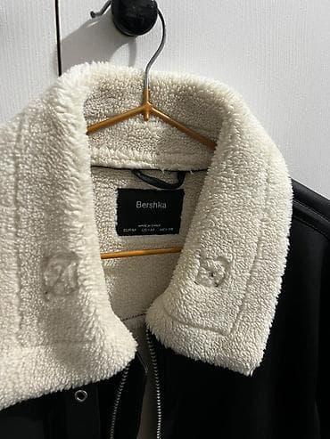 kisi ucun cins kurtkalar: Kurtka, Dəri, Qış, Bershka, M — 2