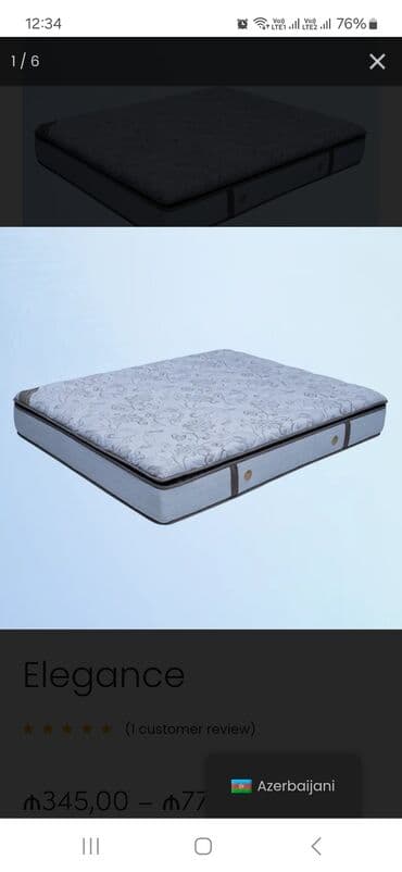 matryal: Yeni, Ortopedik matras, Bir nəfərlik — 29