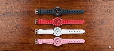 qol sahatları: Müxtəlif üslubda qol saatları kolleksiyası - Modellər: analoq klassik — 3