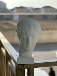 idmançı oğlan şəkilləri: Fiqur, Gips, rəng - Ağ — 1