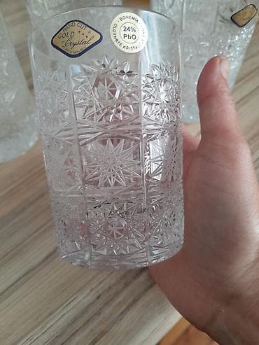icki: Stəkanlar, Xrustal, Çexiya — 3