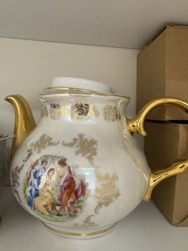 şüşə qab: Şüşə qablar və boşqab dəstləri. Evdən hər şey təcili satılır ucuz - — 3