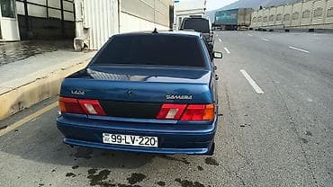 sam diskler 16: Lada Samara sedan - Kuzov: 4 qapılı sedan, mavi rəngdə, tam tonlanmış — 2