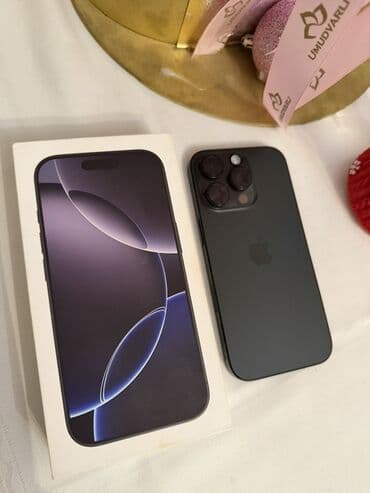 BMW: IPhone 16 Pro, 128 GB, Qara, Face ID — 1