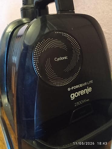 classi: Gorenje G-ForceAir Lite tozsoran - Güc: 2300 W (max) - Texnologiya — 3